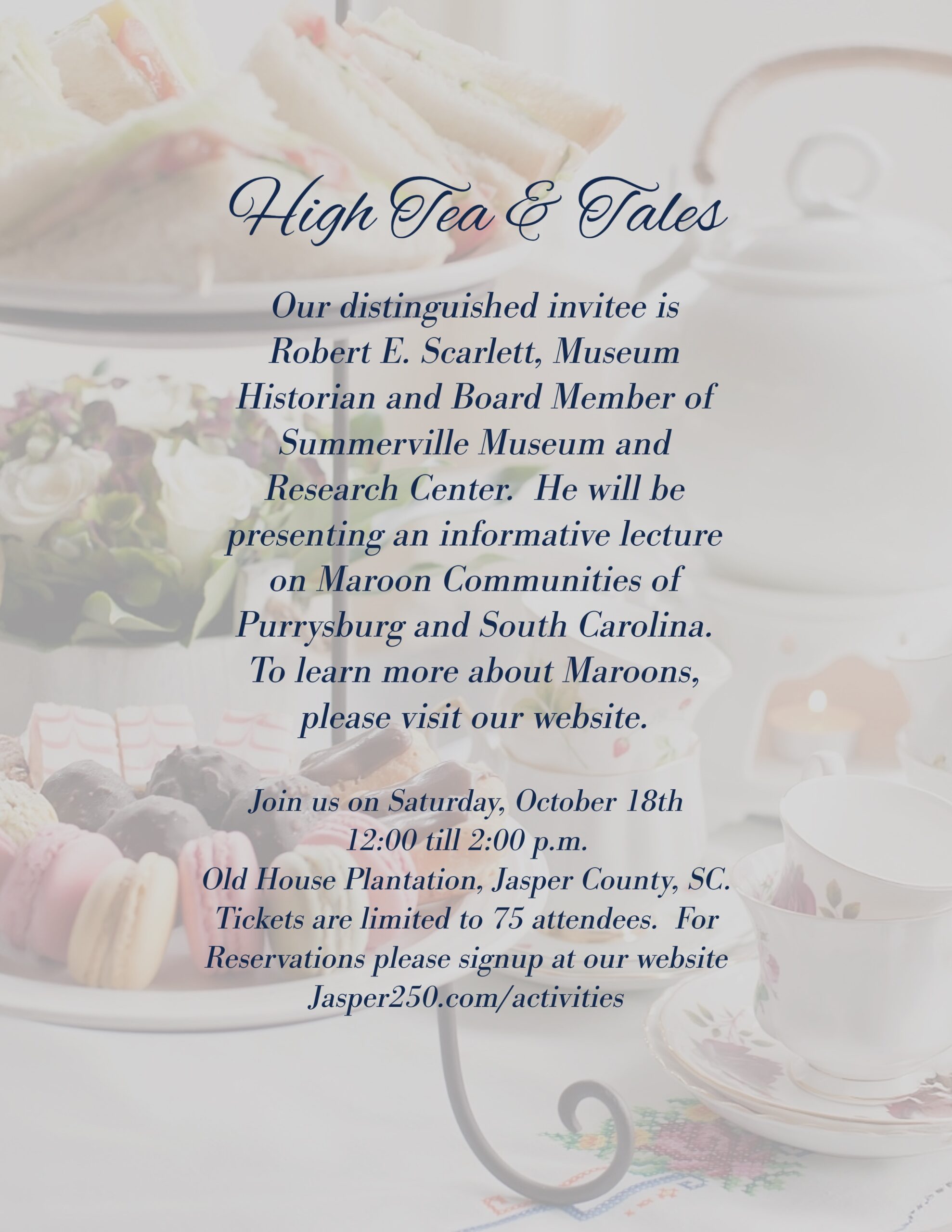 Tea Party 2025 invite